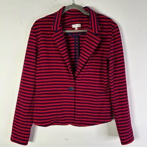 Kenar Womens Size Medium Striped Blazer